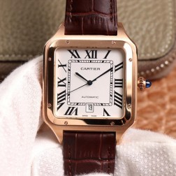 New Swiss Made Automatic SANTOS-DUMONT de Cartier 1:1 Best Replica Watch 39.5MM/35MM SCA0078