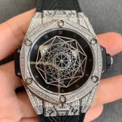 45MM Swiss Made Automatic New Version Hublot BIG BANG Best Clone Watch SHB0016