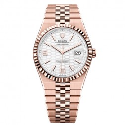 Super Clone Rolex Land-Dweller 40 mm Everose gold  Reference 127335 SRLD004