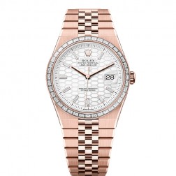 Super Clone Rolex Land-Dweller 40 mm Everose gold and diamonds  Reference 127385TBR SRLD003