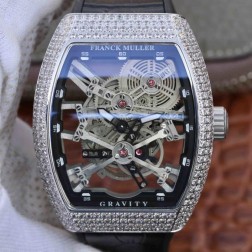 Best 1:1 Mirror Replica Franck Muller Gravity Watch Skeleton Dial Swiss Made SFR019