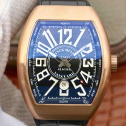 Best 1:1 Mirror Replica Franck Muller Vanguard Yachting Watch 18k Rose Gold Case Swiss Made SFR024