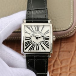 1:1 Mirror Replica Ladies Franck Muller Master Square Watch White Dial with Roman Swiss Made SFR071