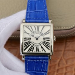 1:1 Mirror Replica Ladies Franck Muller Master Square Watch White Dial with Roman Swiss Made SFR075