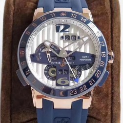 Swiss Made 1:1 Mirror Best Replica Ulysse Nardin El Toro/Black Toro Rose Gold Watch White Dial SUN005